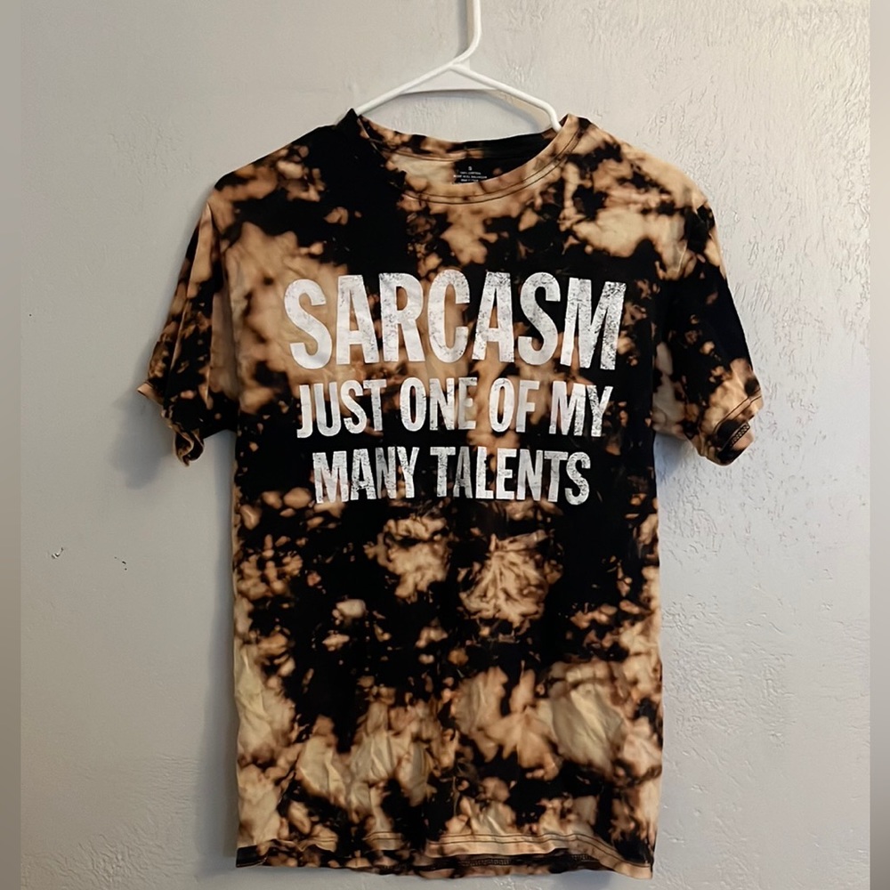 Bleached Dyed Shirt Size S